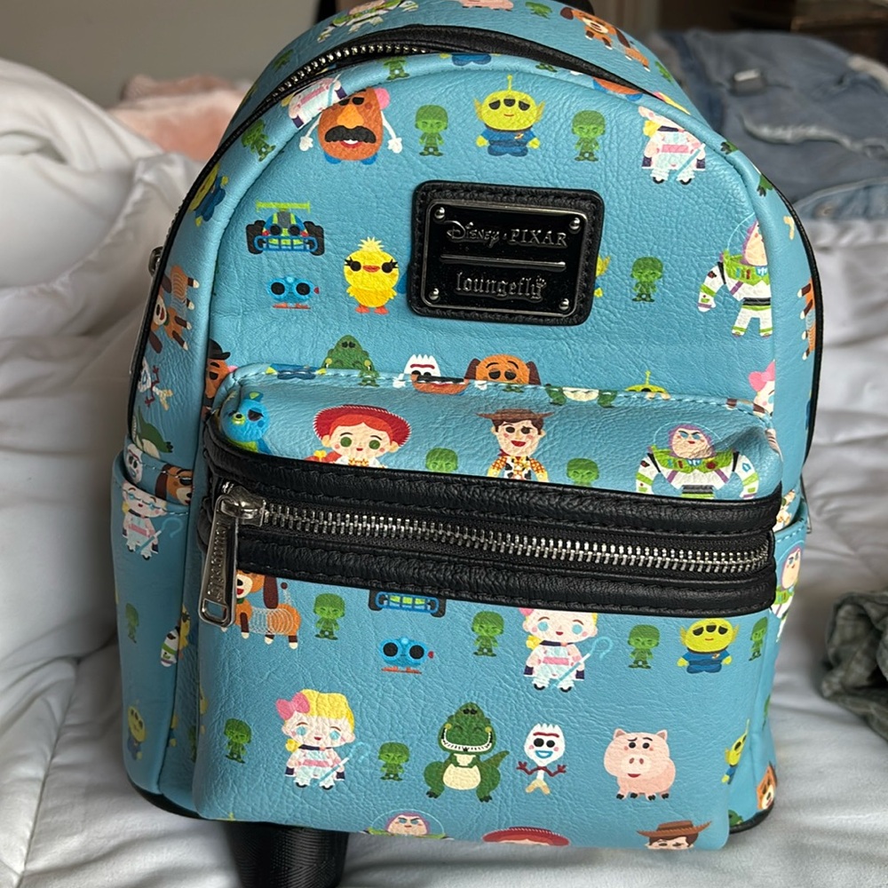 Blue loungefly  backpack